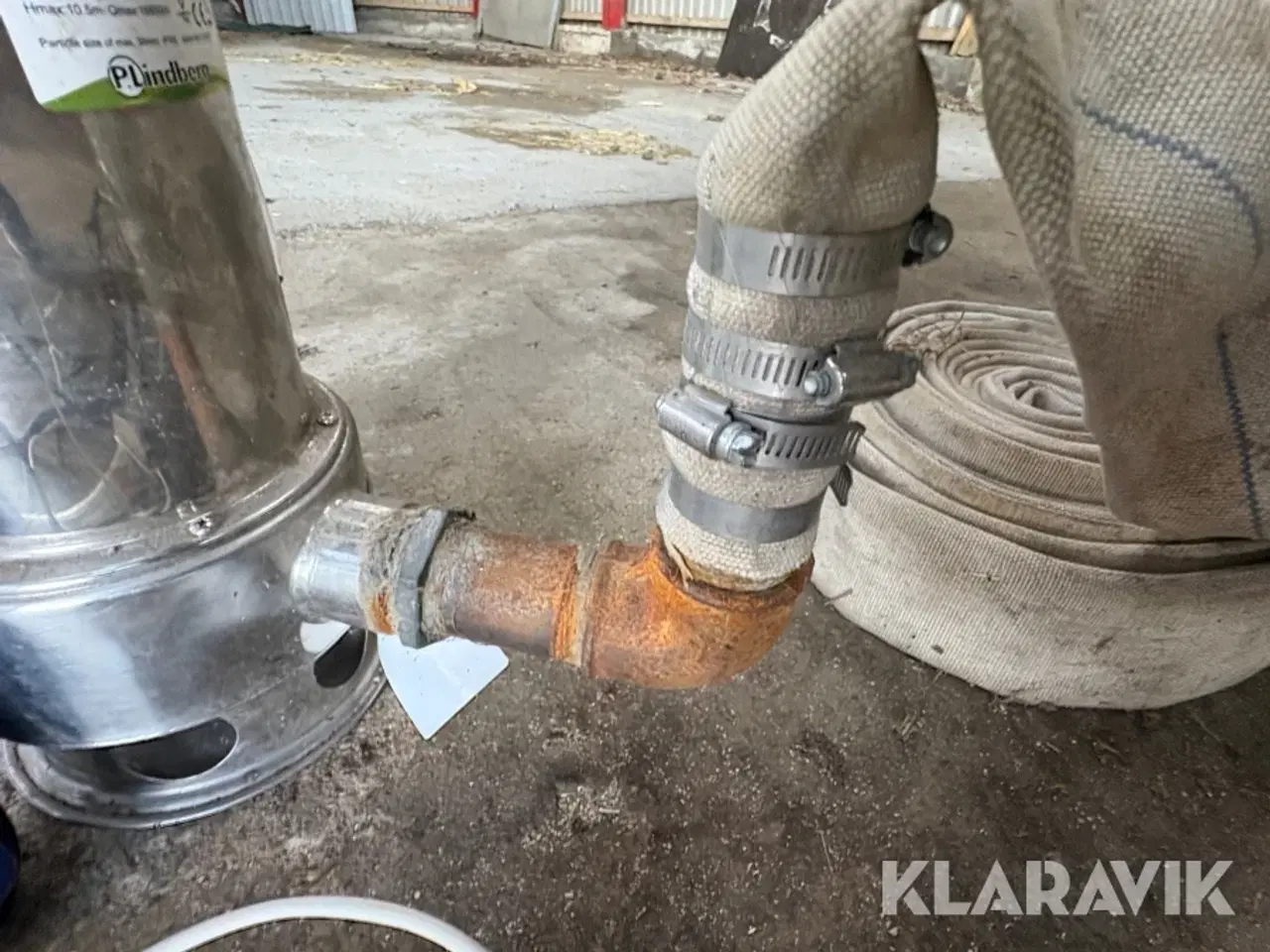 Billede 9 - Dykpumpe P.Lindberg med transportslanger