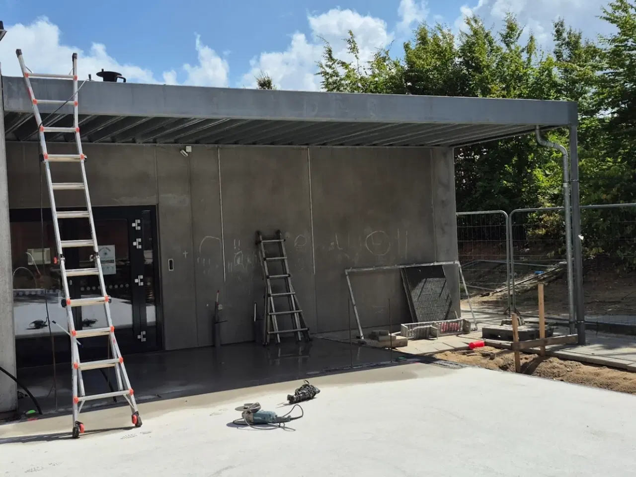 Billede 1 - Stål halvtag / carport 
