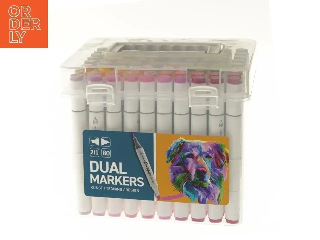 Billede 1 - Sæt med dobbelte tuscher (str. 19x16 cm)