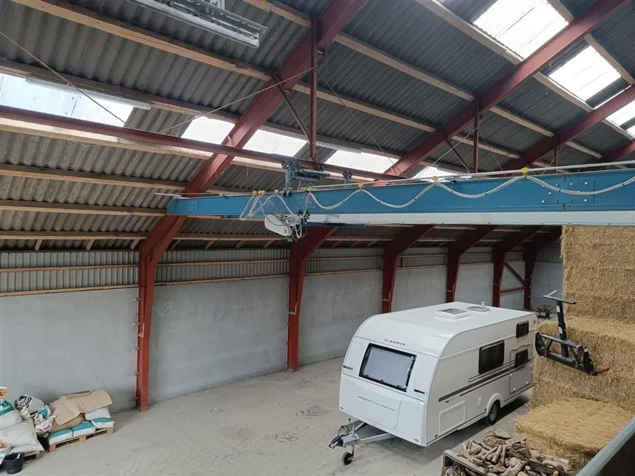 Billede 7 - Kongskilde BCA 45 kornbånd ca 32 meter med afkaster stol