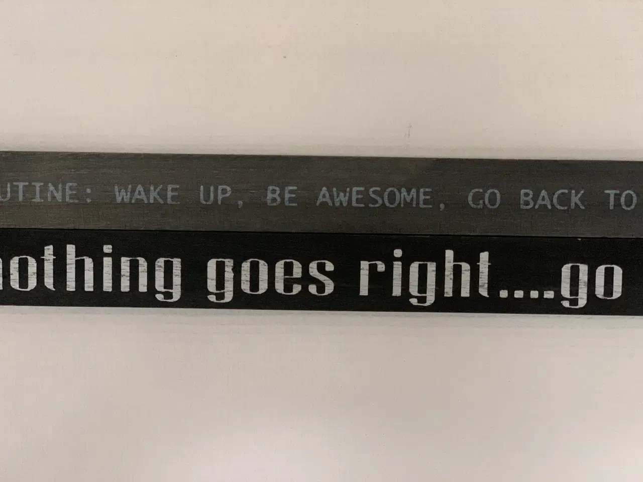 Billede 1 - Skilte med tekst