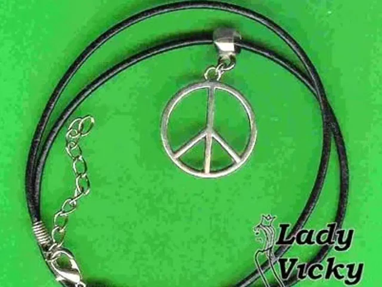 Billede 2 - Peace # Fredstegn # Vedhæng til armbånd