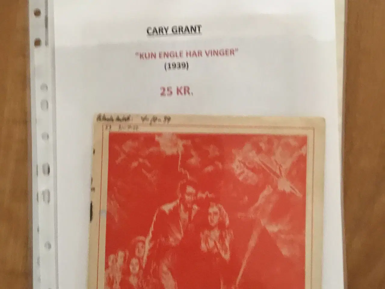 Billede 3 - Filmprogrammer - Cary Grant - se Pris