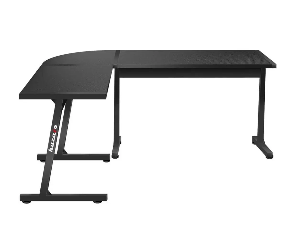 Billede 3 - Skrivebord Huzaro HZ-Hero 6.0 Sort Stål Kulfiber 178 x 4 x 112 cm