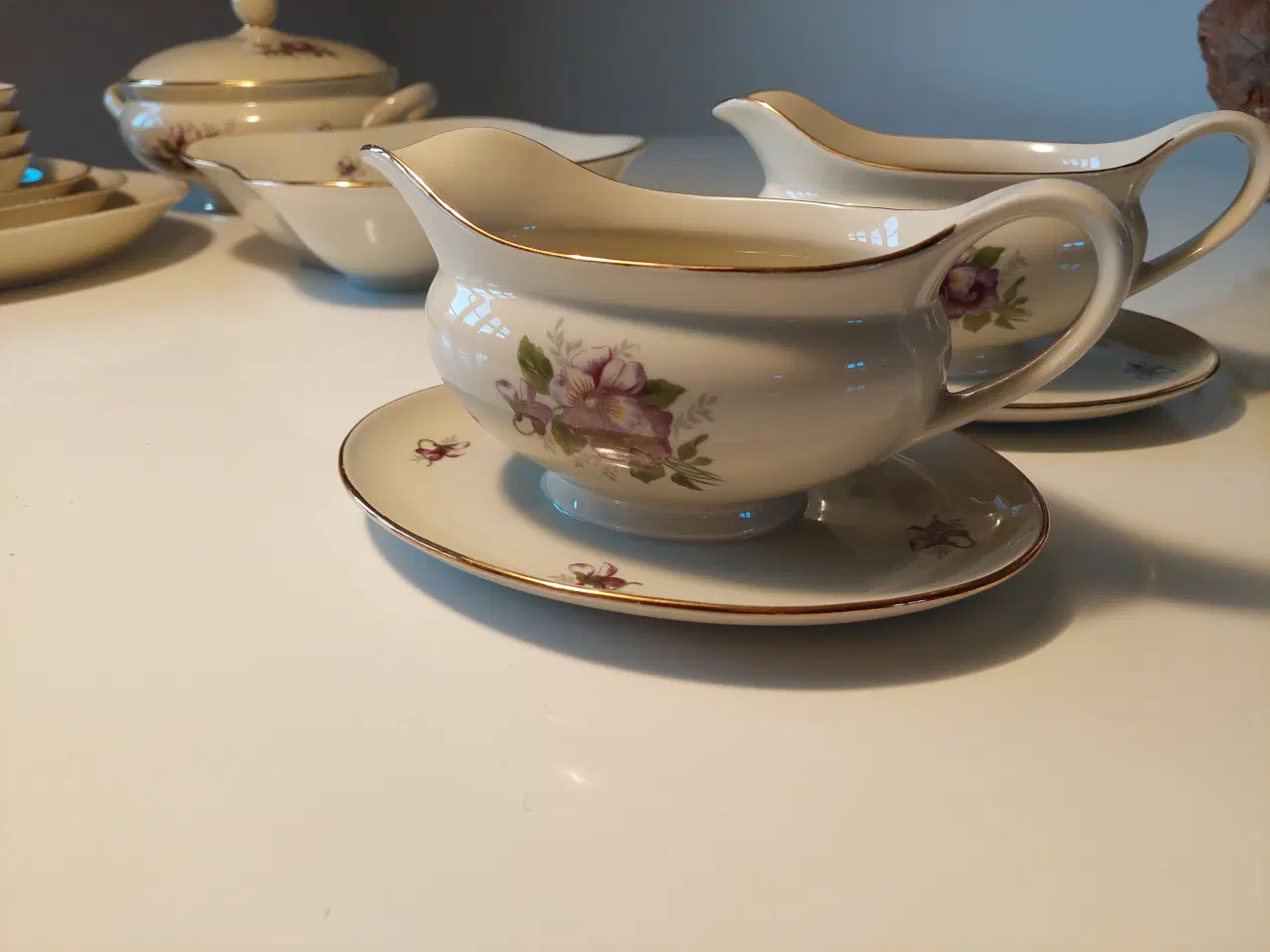 Billede 3 - Spisestel 12 pers københavn porcelæn