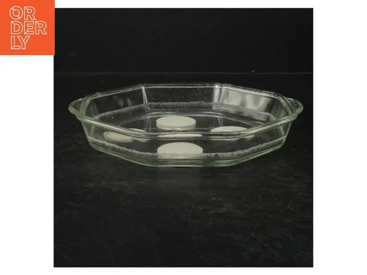 Billede 1 - Glasfad med silikonedutter fra Pyrex (str. 22 cm)