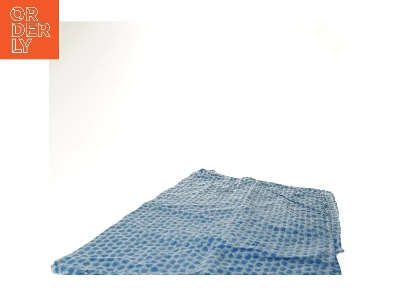 Billede 2 - Blå tekstildug med mønster (str. 75x200 cm)