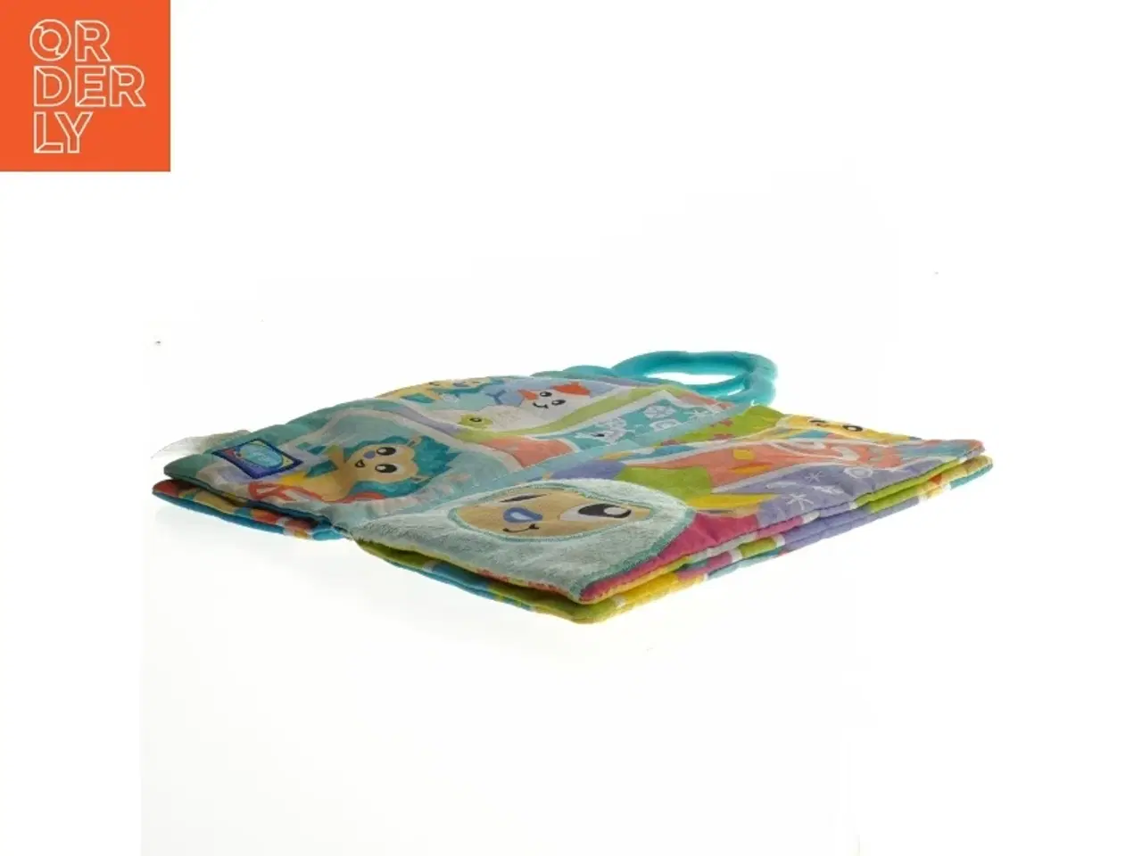 Billede 3 - Babylegetøjsbog med biderring (str. 26 x 13 cm)
