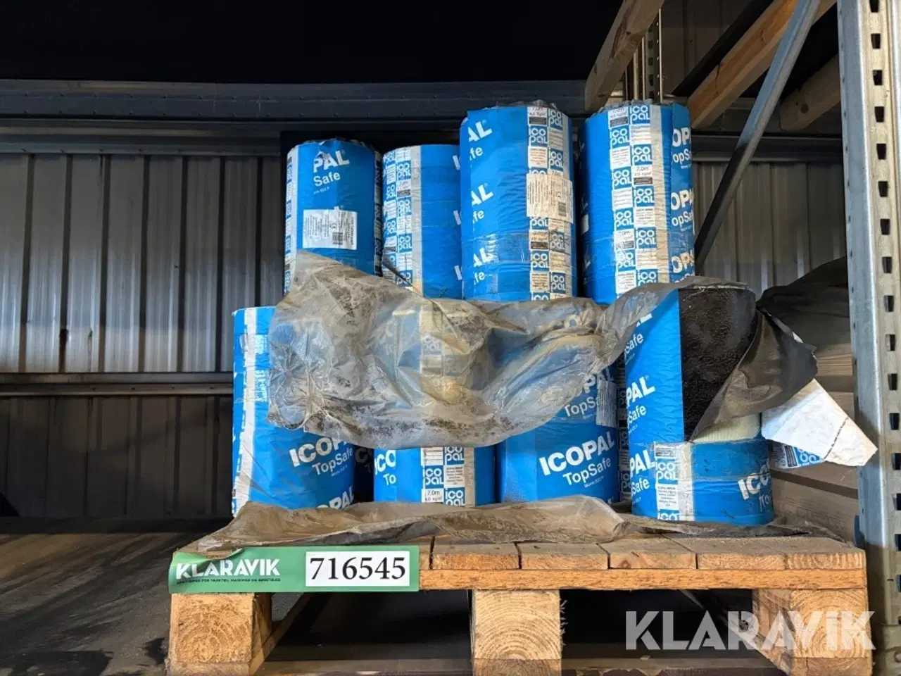 Billede 1 - Icopal Topsafe – Lys grå tagpap-37 ruller