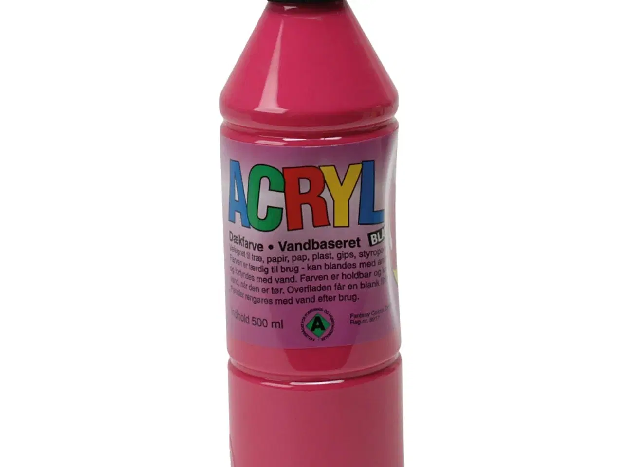 Billede 1 - Akrylmaling, primær rød, 500ml/ 1 fl.