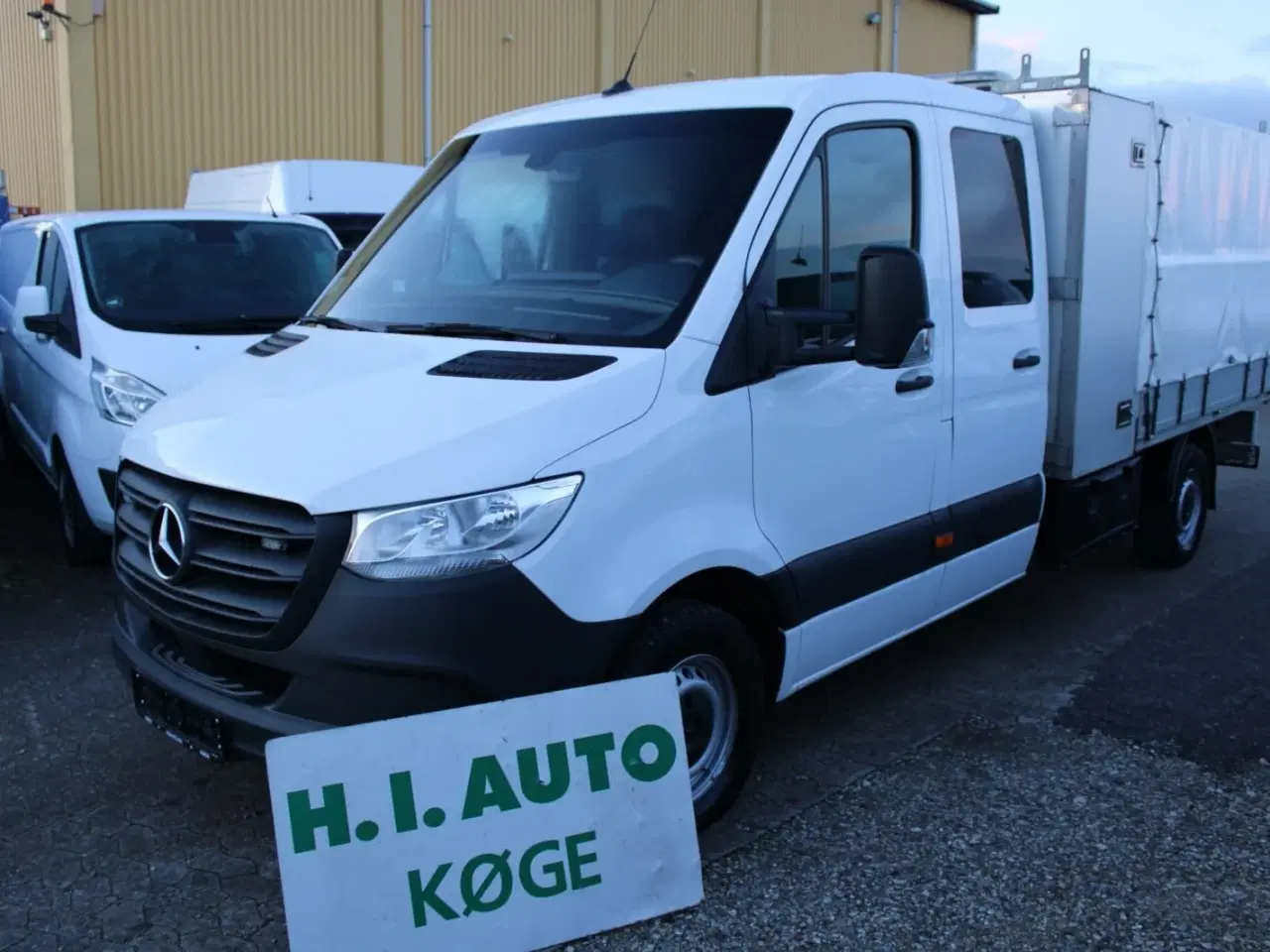 Billede 1 - Mercedes Sprinter 316 2,2 CDi A3 Mandskabsvogn m/lad RWD