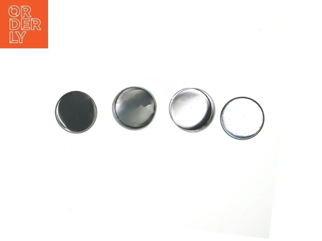 Billede 5 - Dekorative rund metaldåser (str. Ø. 10 cm længde. 10 cm)