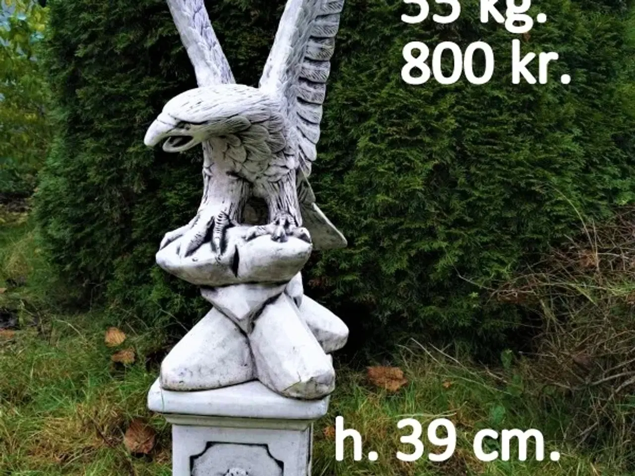 Billede 6 - HAVEFIGUR - ØRN -flere modeller - frostsikre