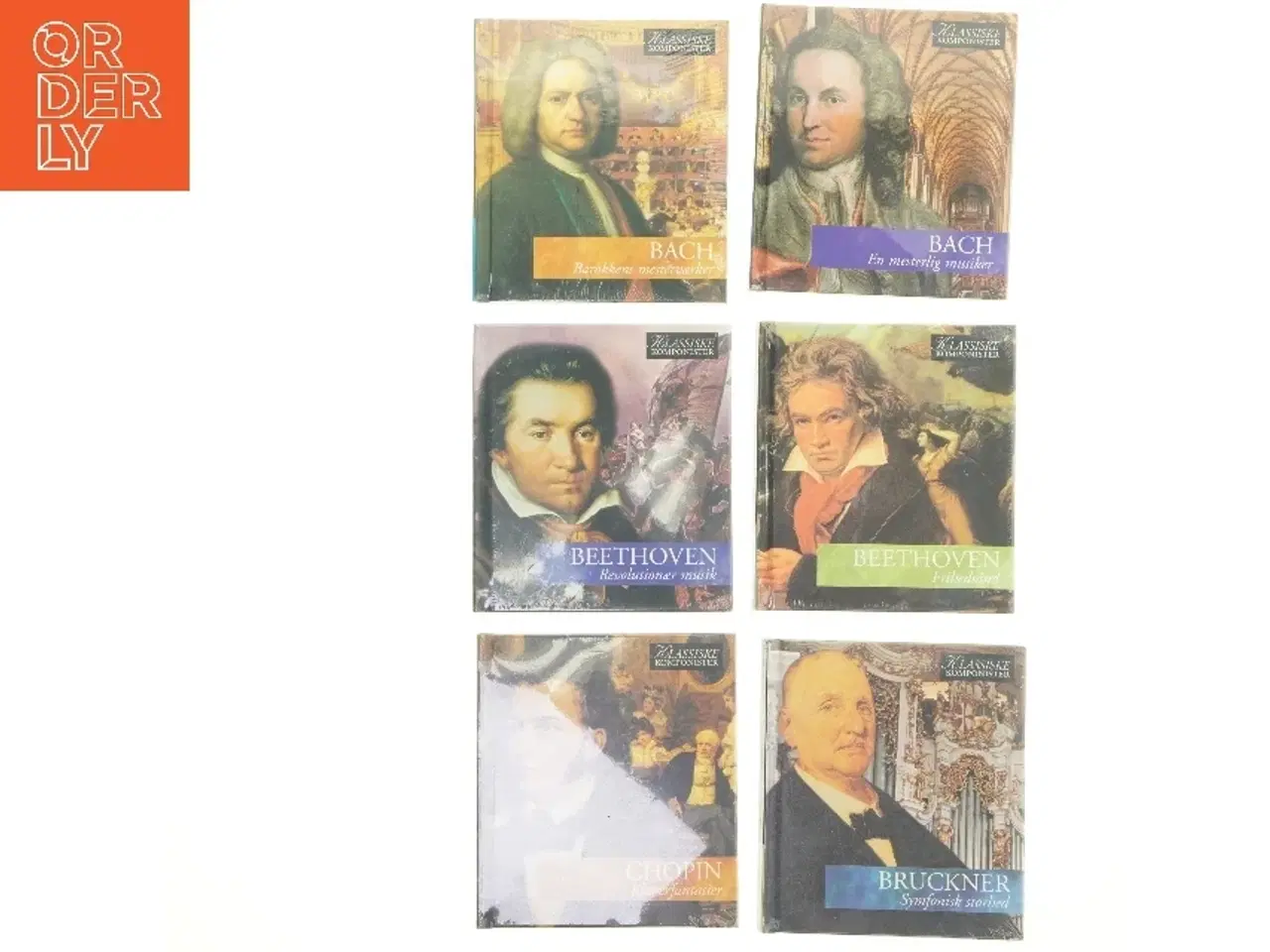 Billede 3 - Samling af klassiske komponist bøger af Lene Jørgensen (str. 13,5x15, 6 styk cm) (Bog)