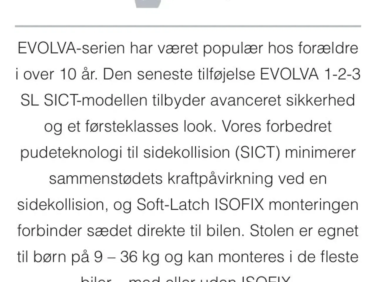 Billede 5 - Britax Römer Evolva 1-2-3 SL SICT - GOD stand!