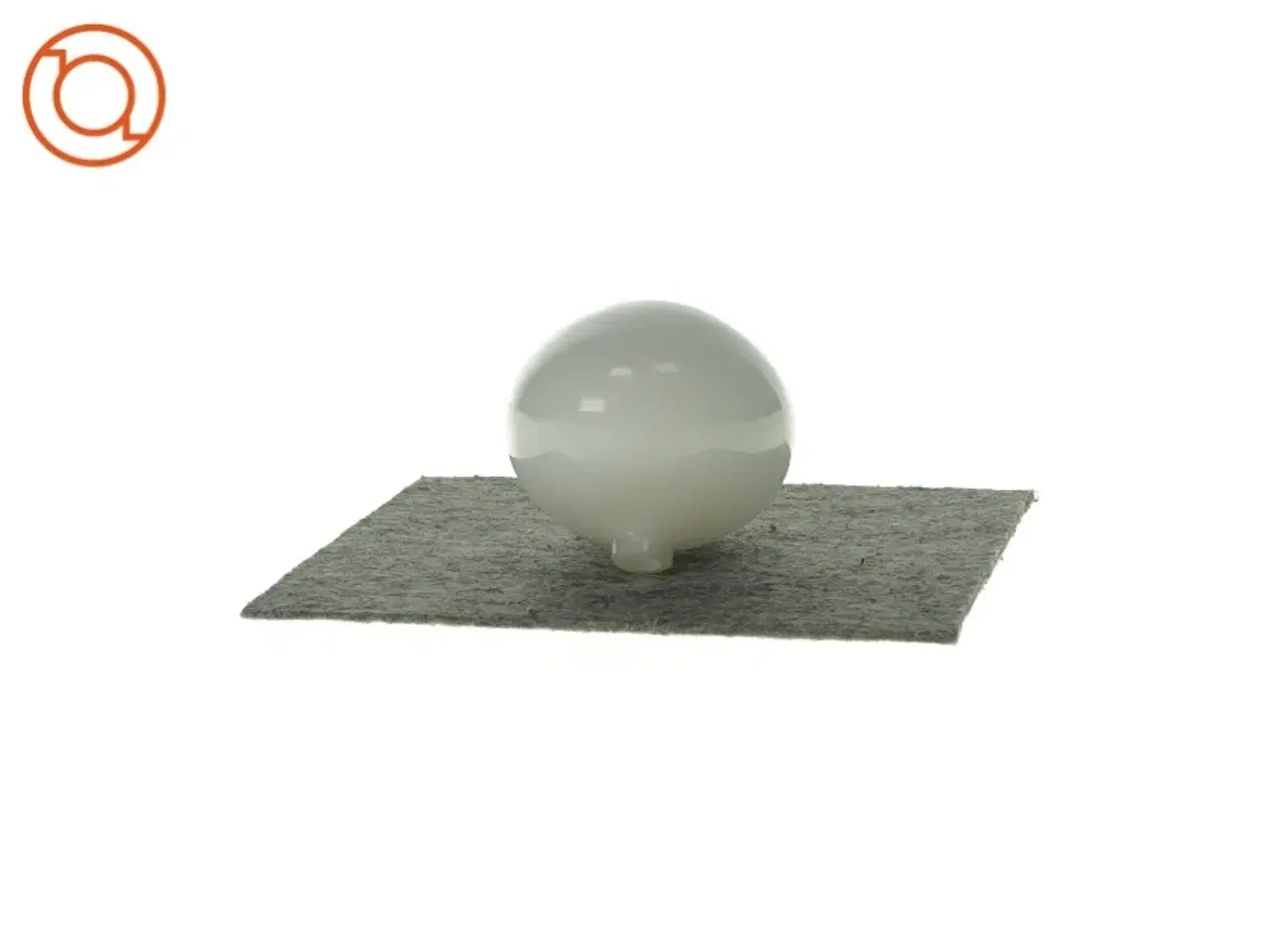 Billede 2 - Hvis glasvase fra Ukendt (str. HØ:10x10cm)