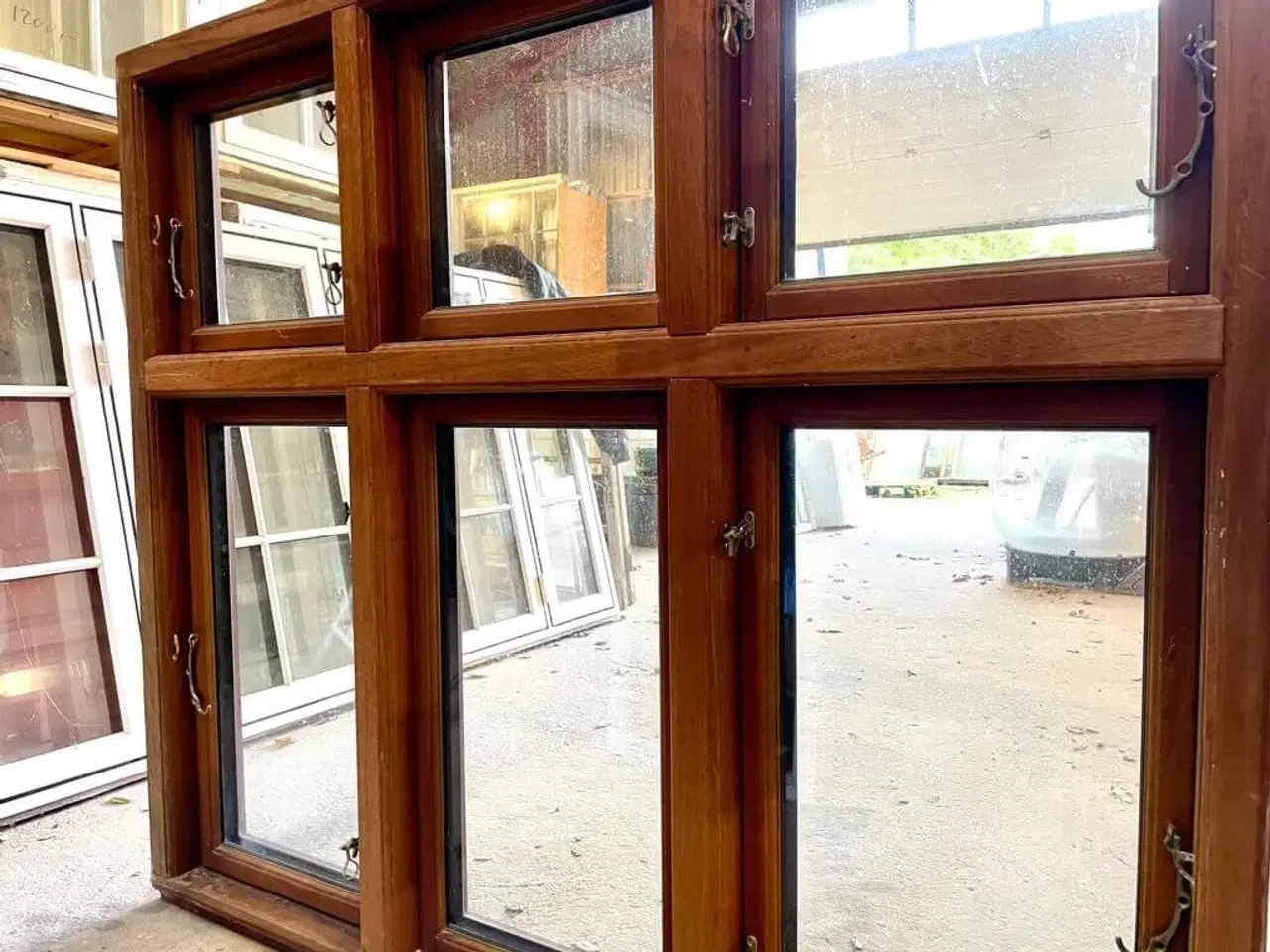 Billede 4 - Stort 3-fags Dannebrogsvindue m. termo