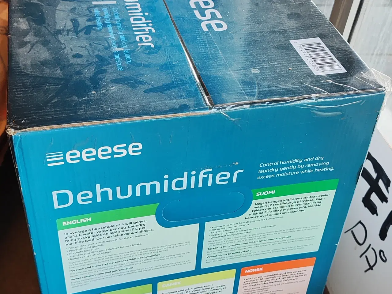 Billede 2 -  ny affugter,  eeese Emil Dehumidifier 12L, Wi-Fi