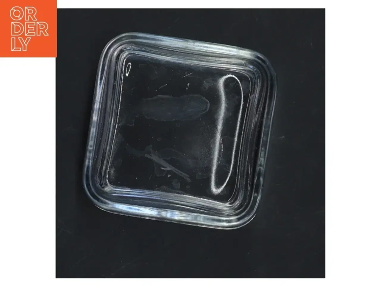 Billede 3 - Glas kvadratisk skål (str. 9x9x5 cm)