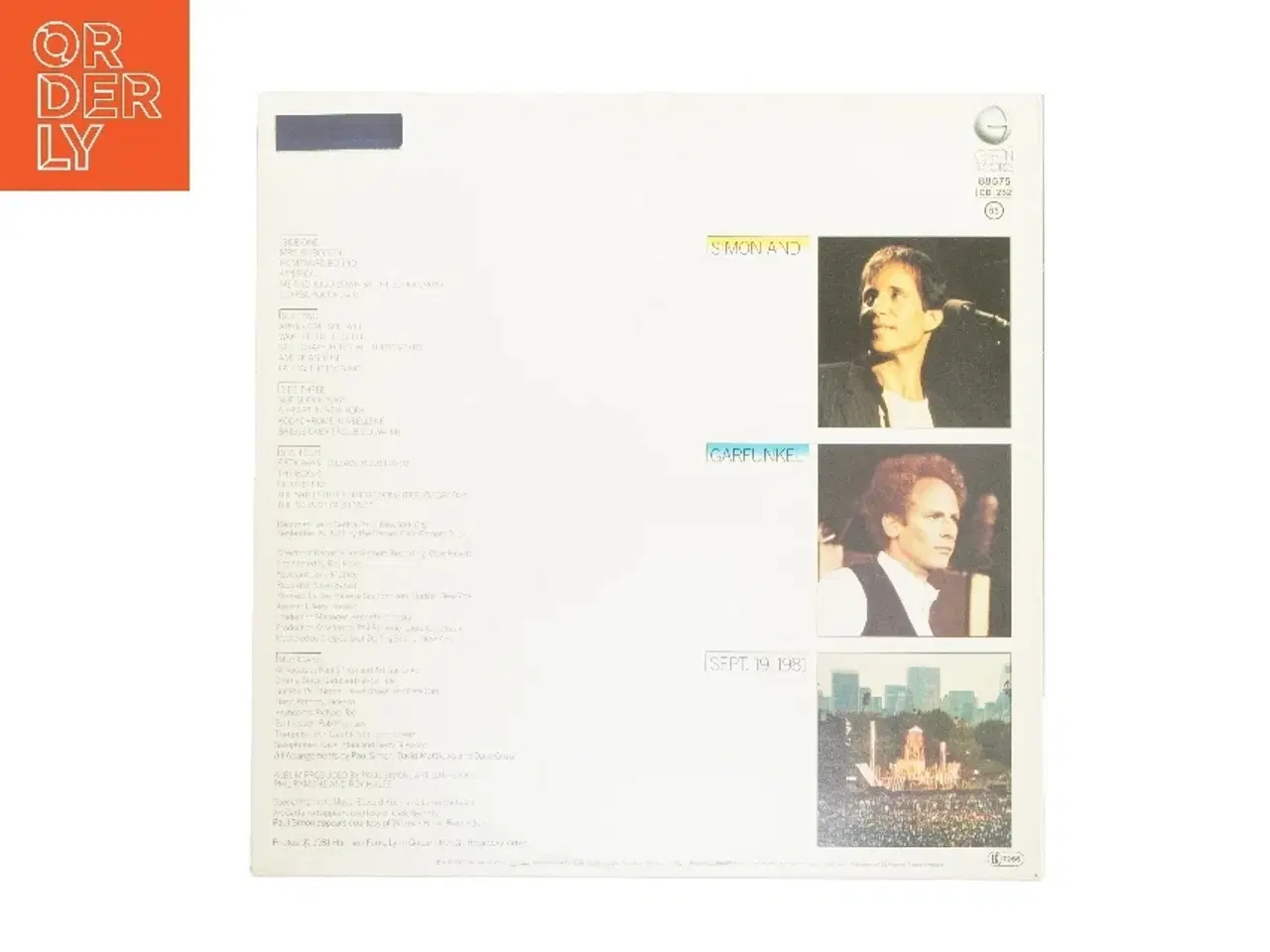 Billede 2 - Simon and Garfunkel: The Concert in Central Park LP