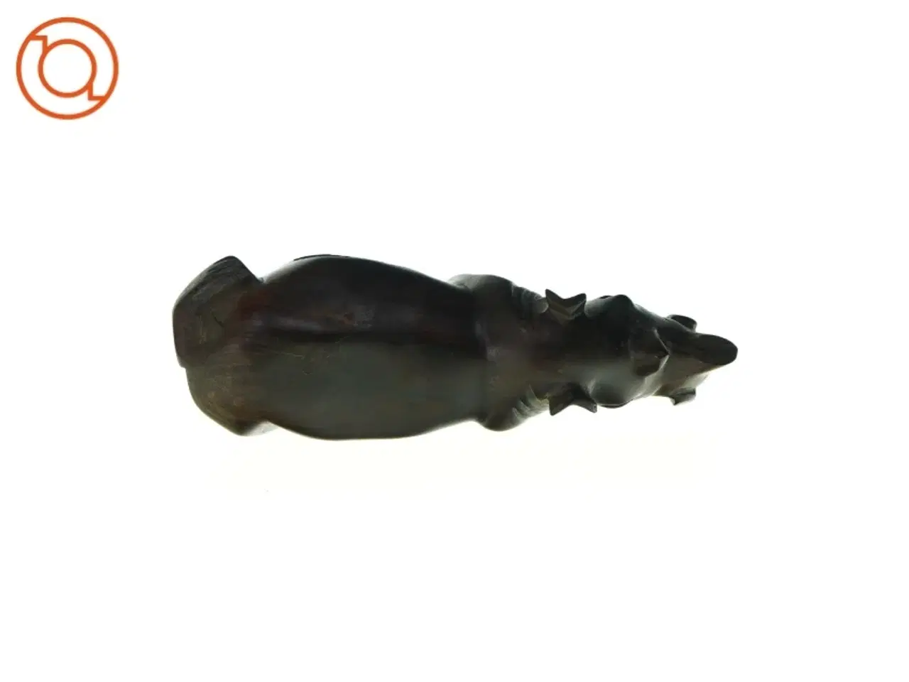 Billede 2 - Dekorativ næsehorn dyrefigur fra Ukendt (str. LBH:27x9x10cm)