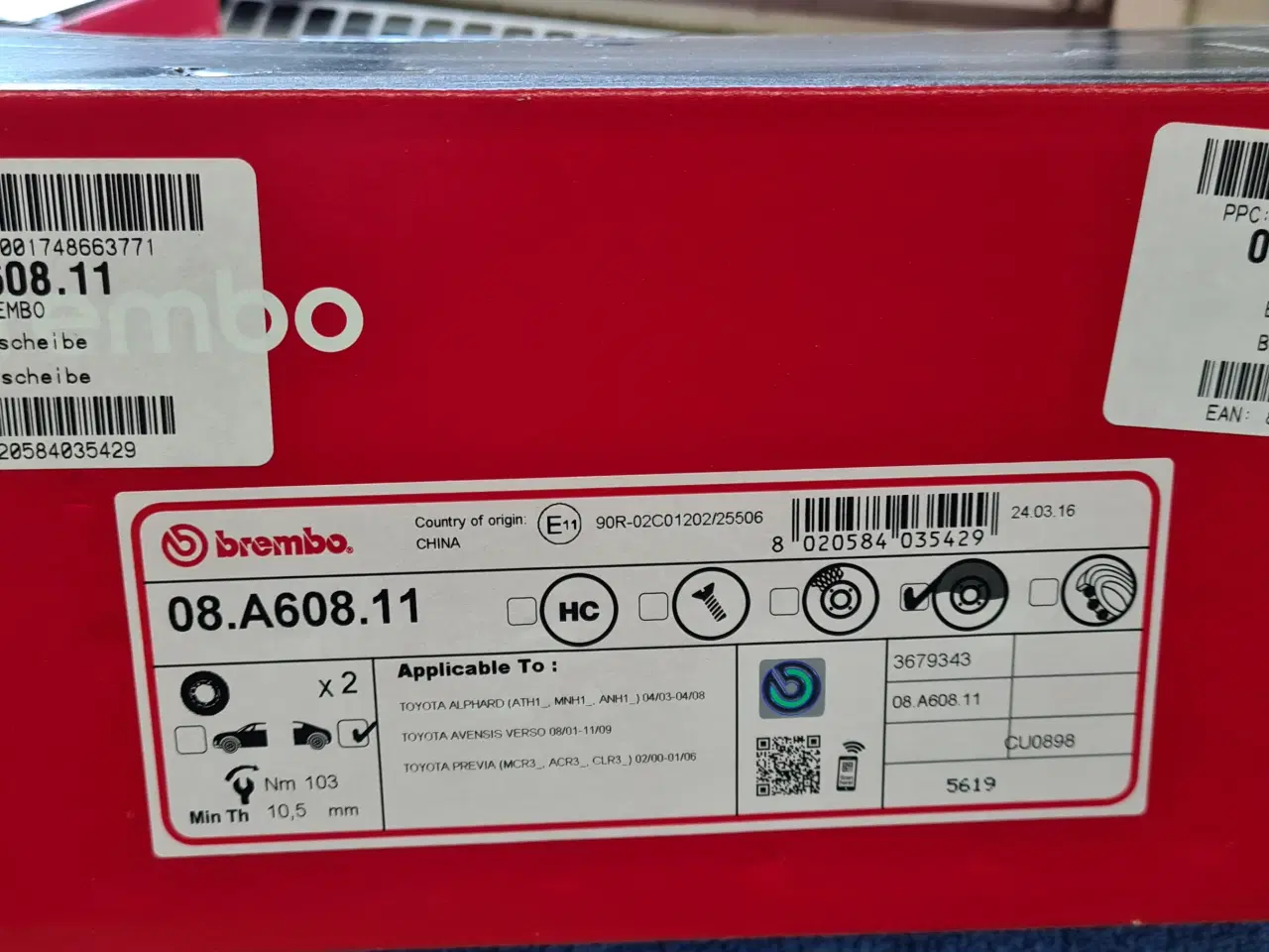 Billede 4 - Bremse sæt Toyota