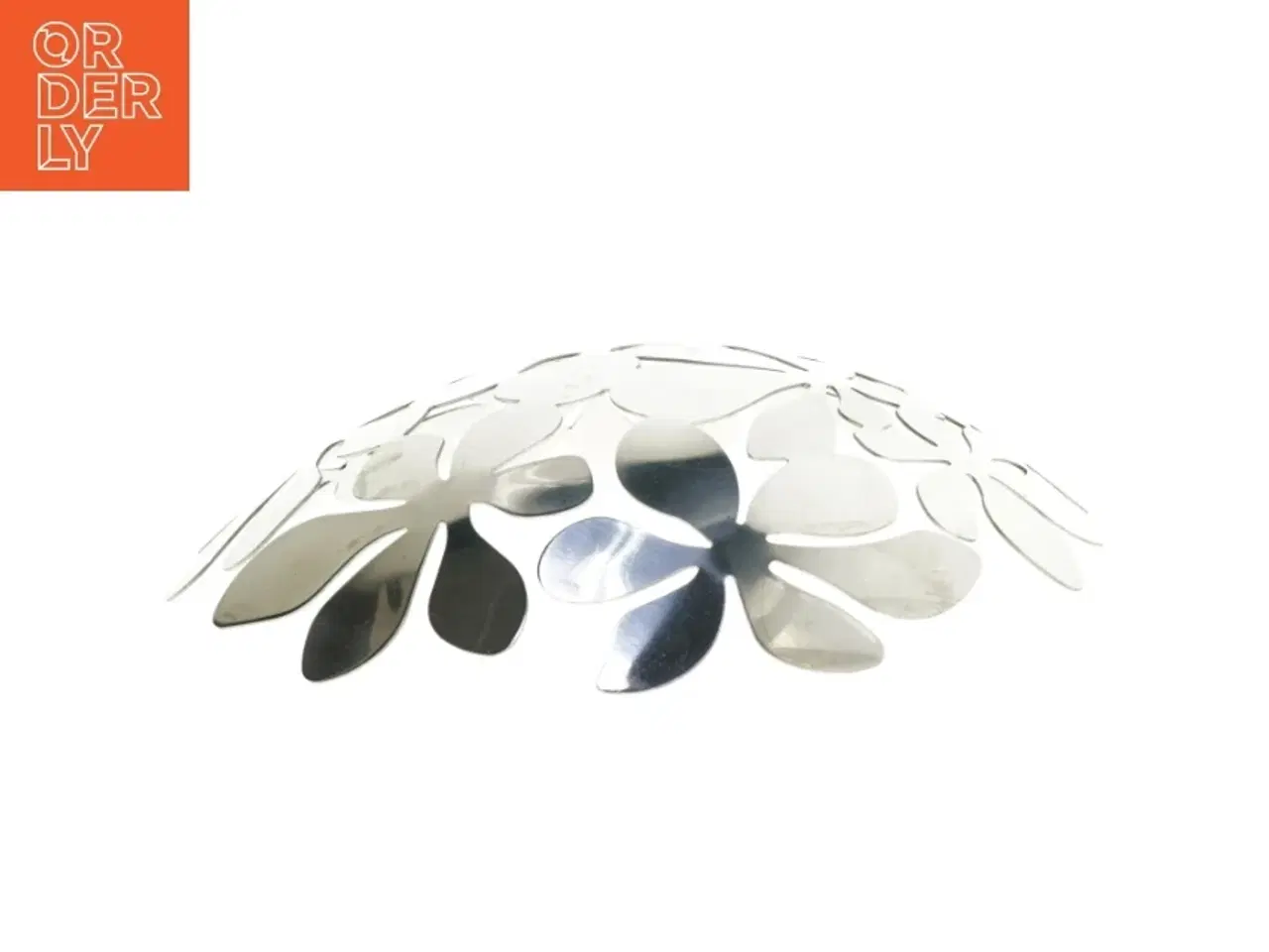 Billede 2 - Metal blomster skål (str. Ø. 43 cm)