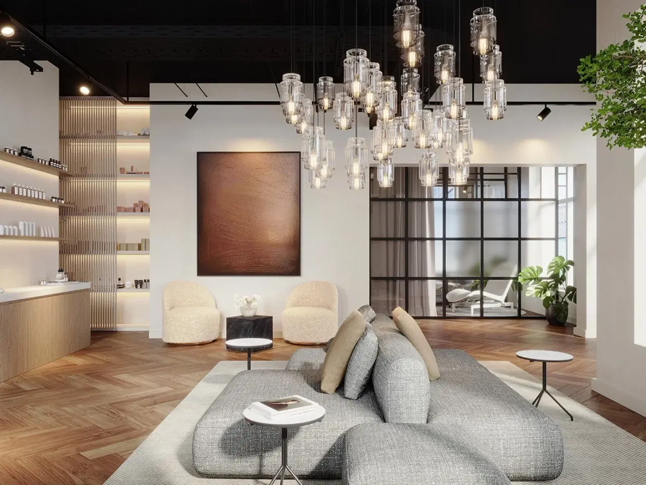 Billede 1 - Eksklusive erhvervslejemål velegnet til f.eks. kontor, showroom eller salon