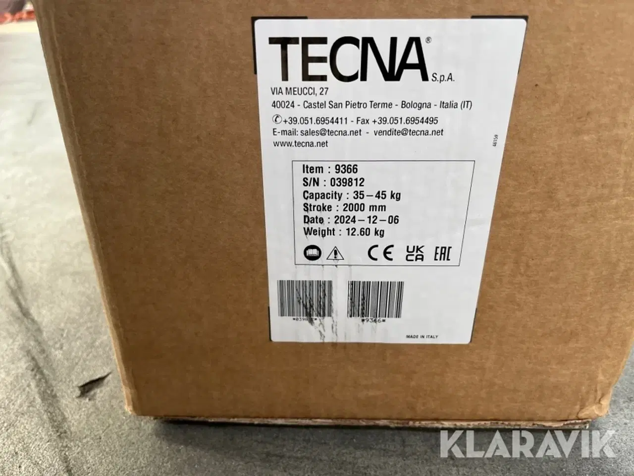 Billede 7 - Balanceophæng TECNA 35-45 Kg