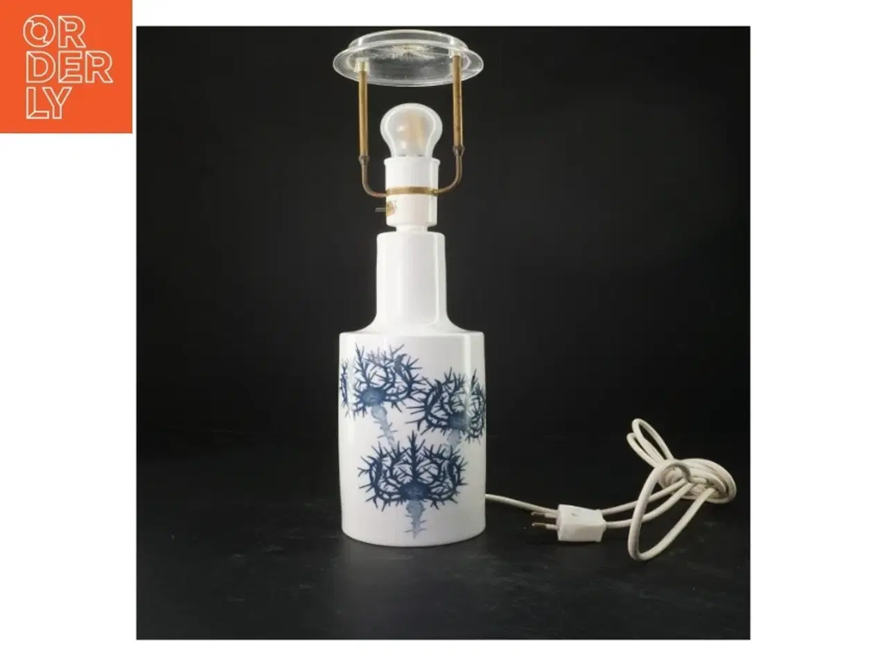 Billede 1 - Royal Copenhagen og FOG & MØLLERUP tidsellampe (str. 44x10 cm)