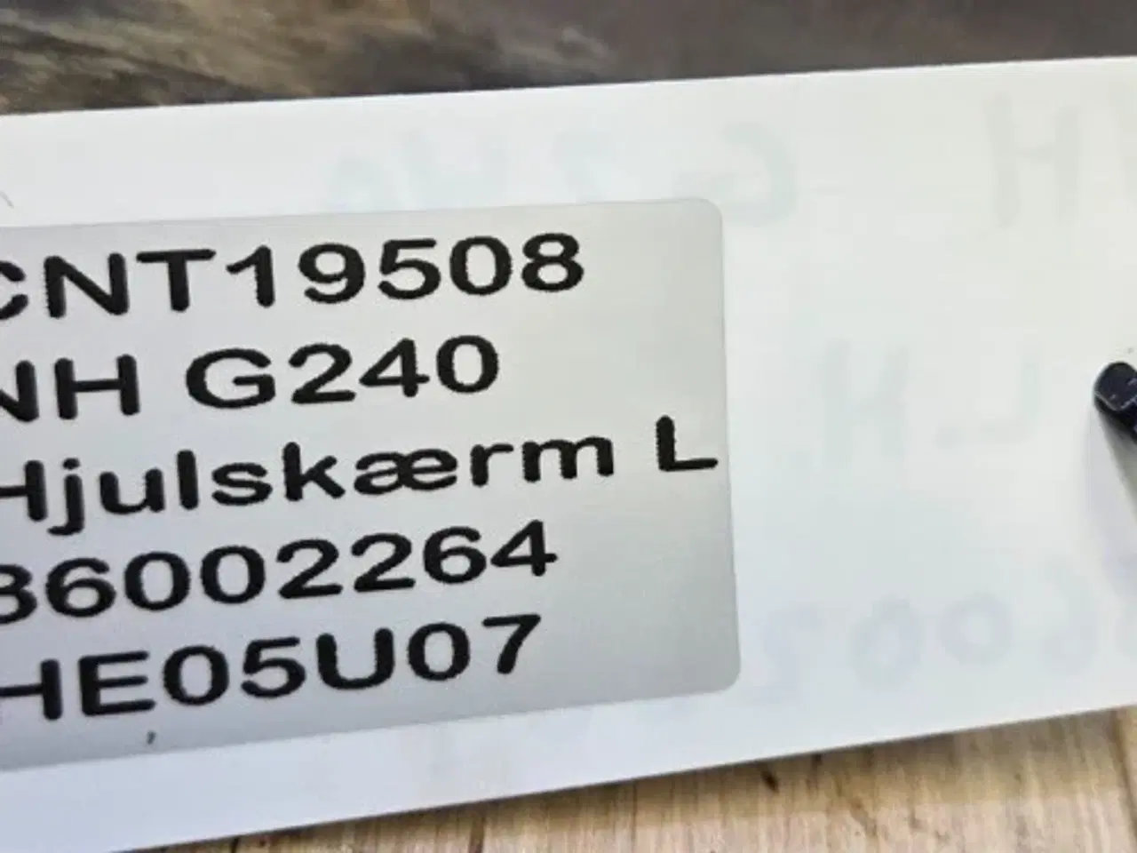 Billede 17 - New Holland G240 Hjulskærm L. 86002264