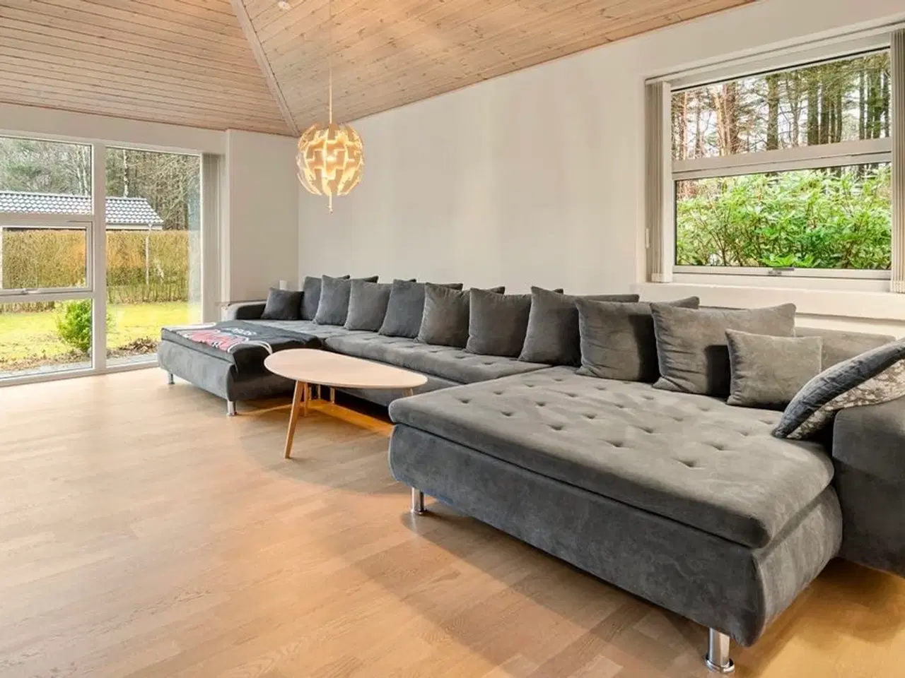 Billede 1 - Kæmpe stor dobbelt chaiselong sofa