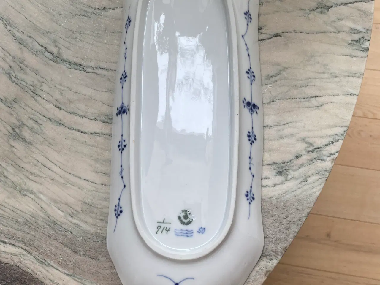 Billede 5 - Royal Copenhagen Musselmalet Halvblonde fad 714