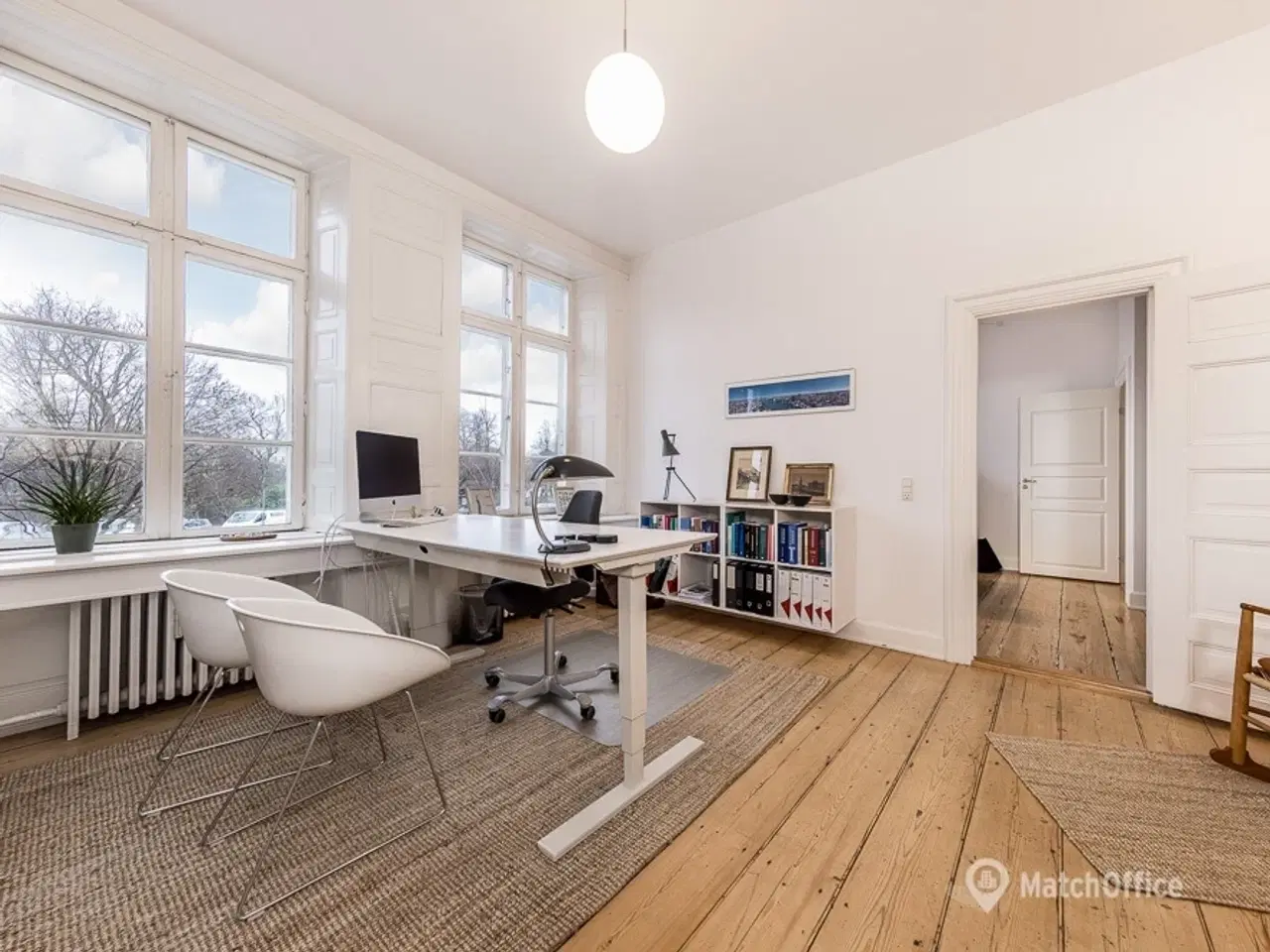 Billede 3 - Kontorlejemål i fredet ejendom med skøn udsigt til Ørstedsparken