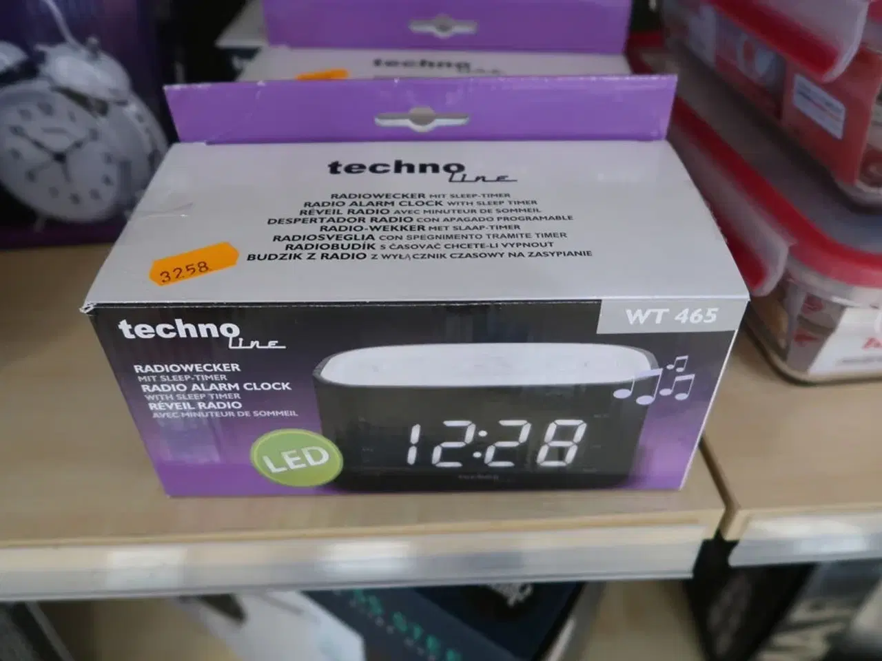 Billede 2 - Vækkeur TECHNO LINE WT 465