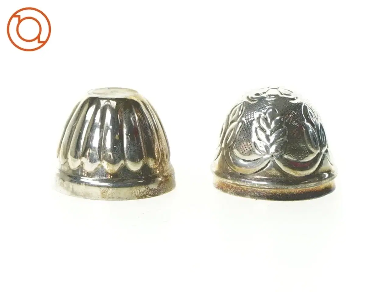 Billede 2 - Pynte æg i metal (str. 7 x 5 cm)