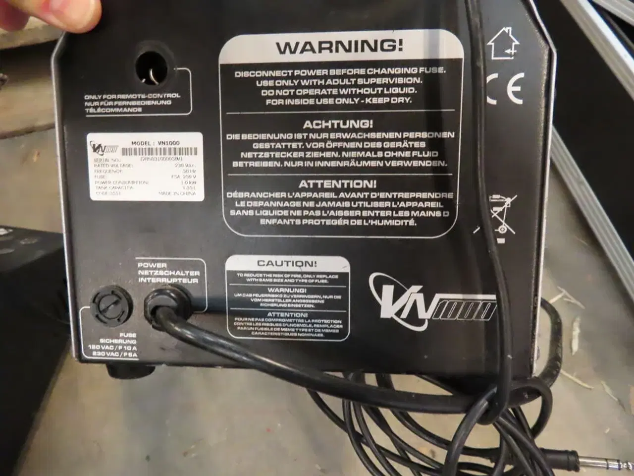 Billede 6 - Røgmaskine VARYTEC VN1000