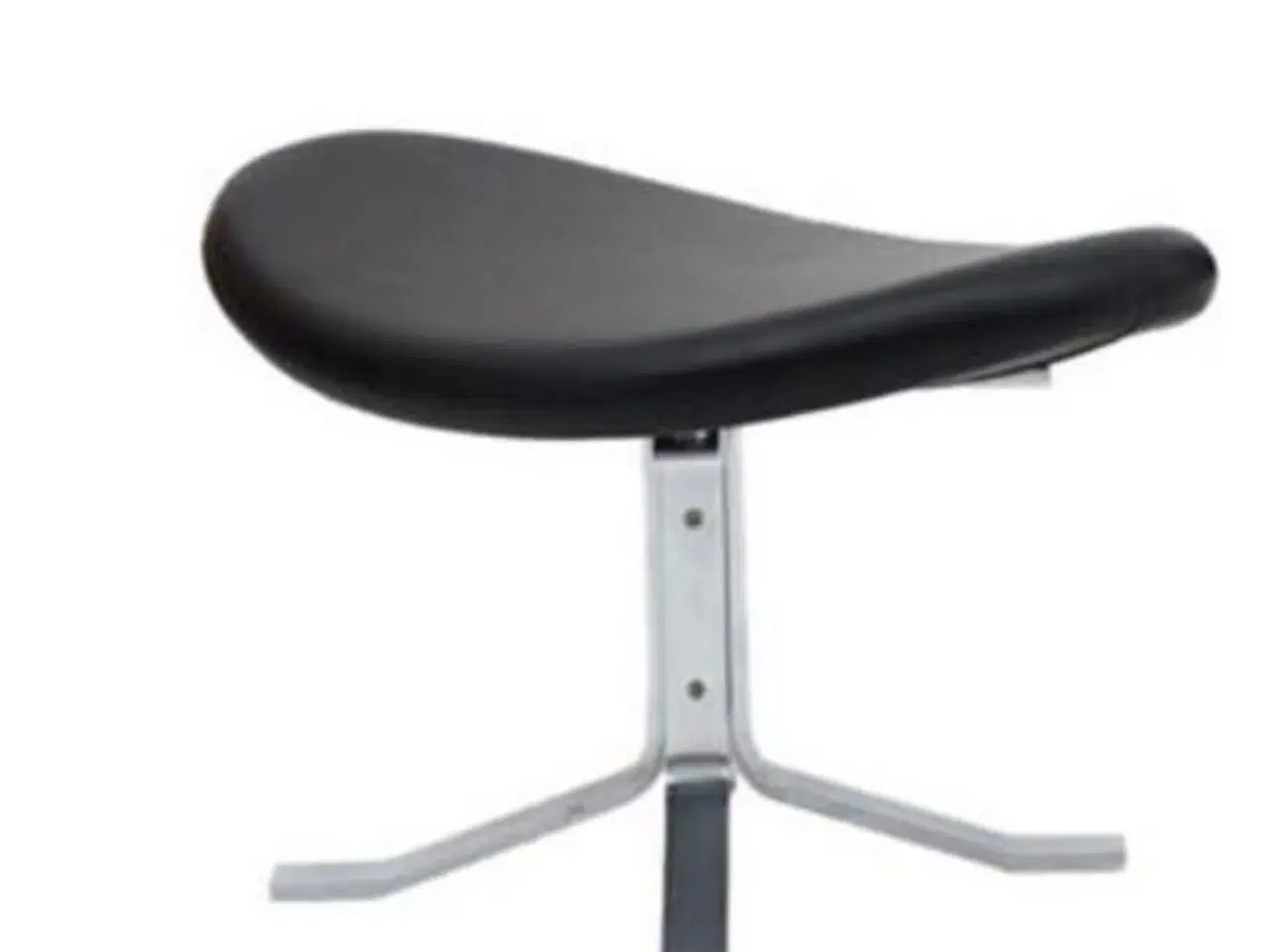 Billede 1 - Skammel til Coronastol i sort semianilin omni 