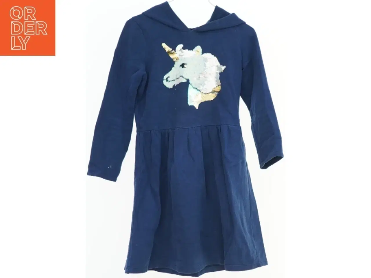 Billede 1 - Blå kjole med enhjørning fra Carter’s (str. 122)