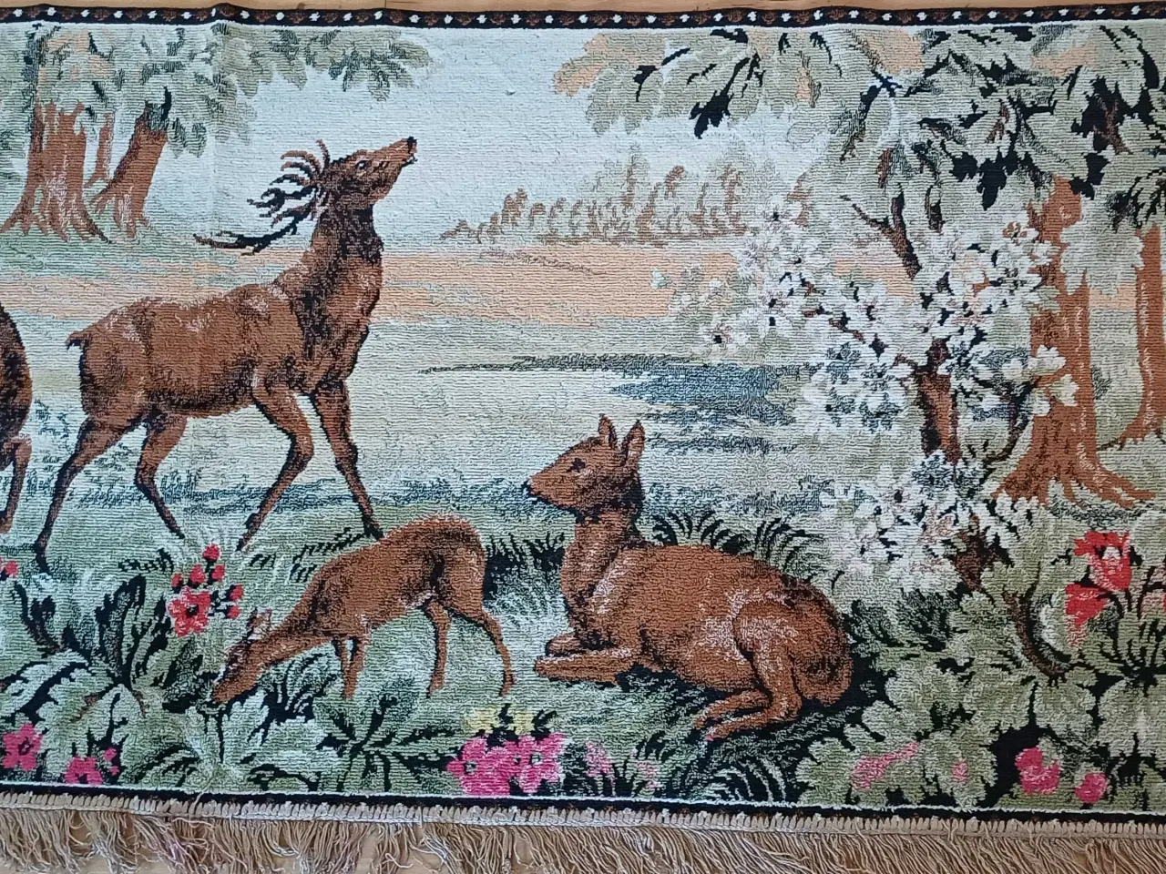 Billede 3 - Flot antik/vintage gobelin