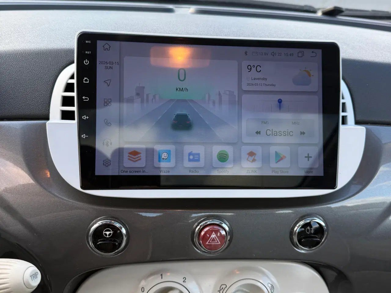 Billede 5 - Fiat 500 1.2 Lounge – Glastag – Fuld Servicebog