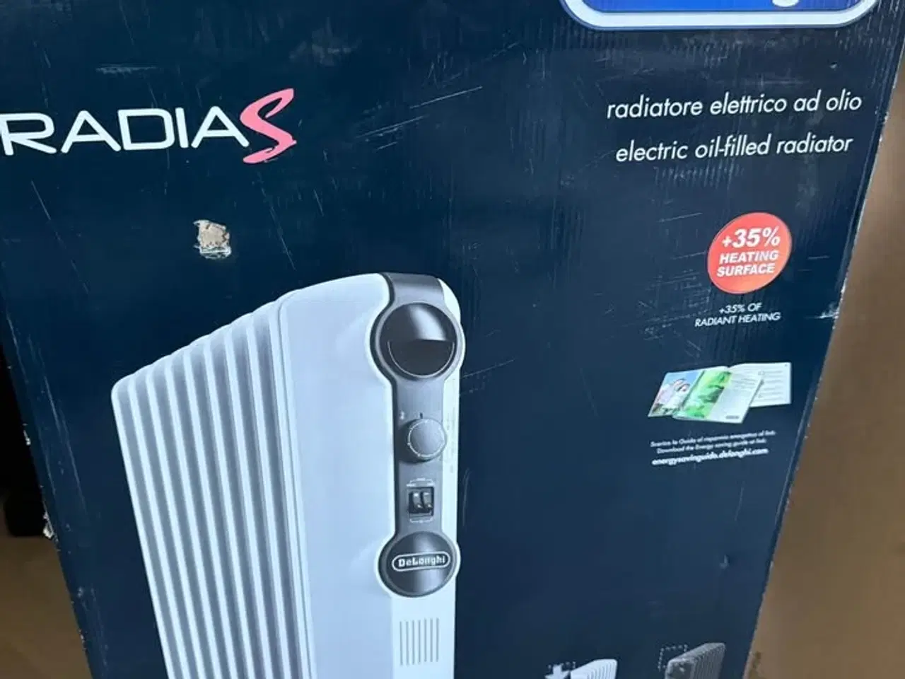 Billede 1 - Mobil EL-radiator på hjul, 2000W (helt ny)