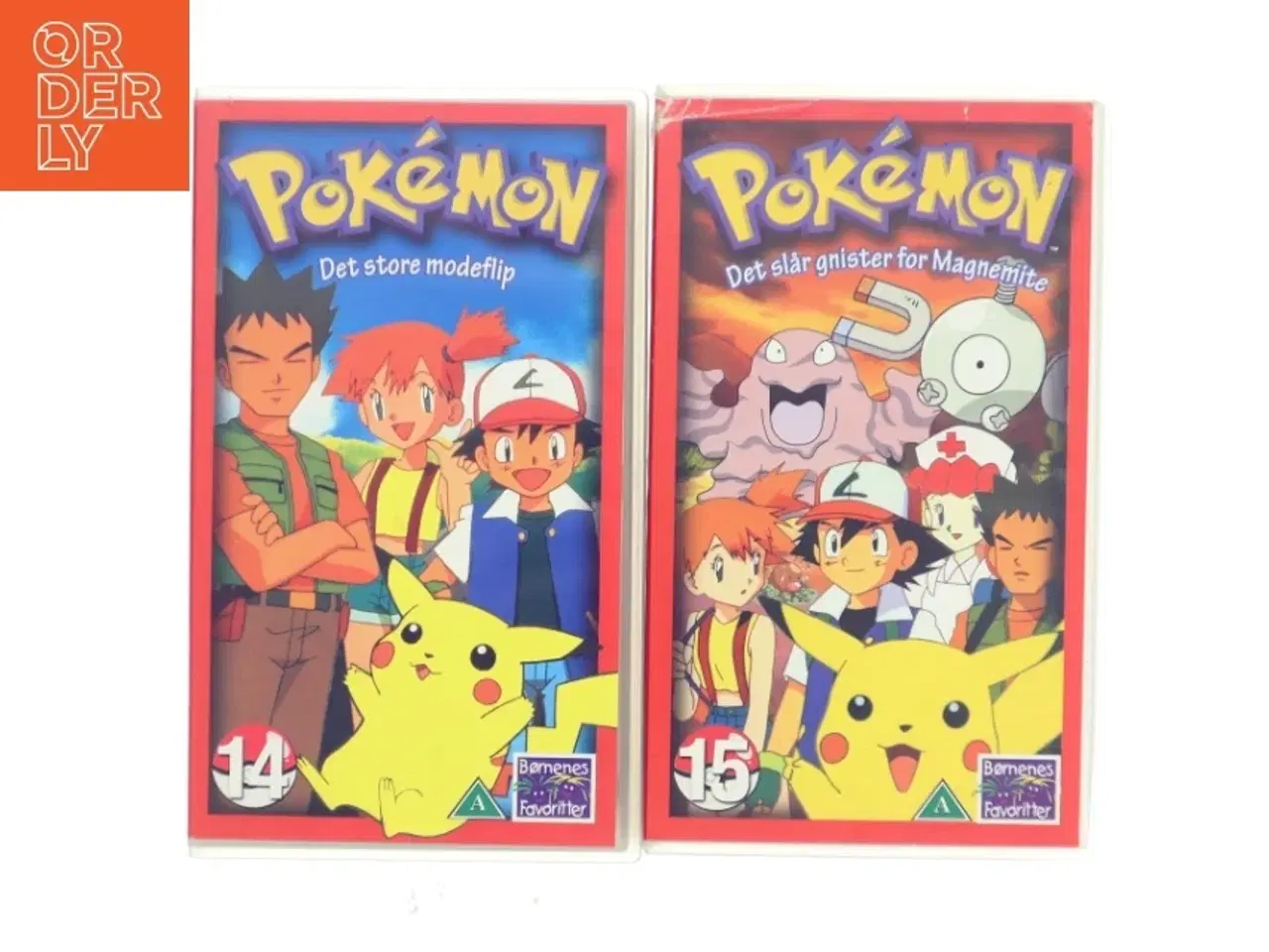 Billede 1 - Pokémon: Det store modeflip & Det slår gnister for Magnemite (VHS)