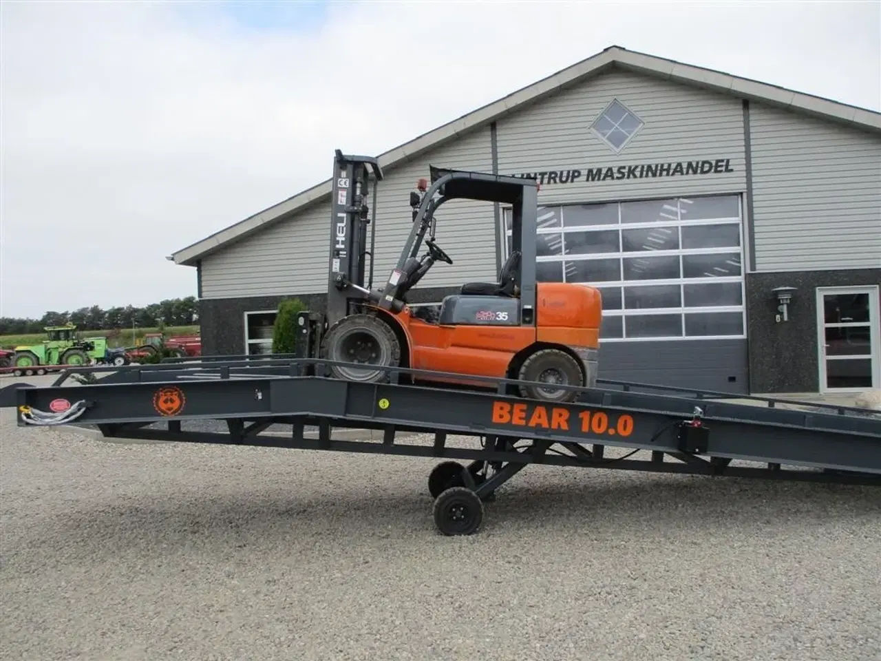 Billede 7 - BEAR 10.0 Læsserampe stærk model til 10.000KG
