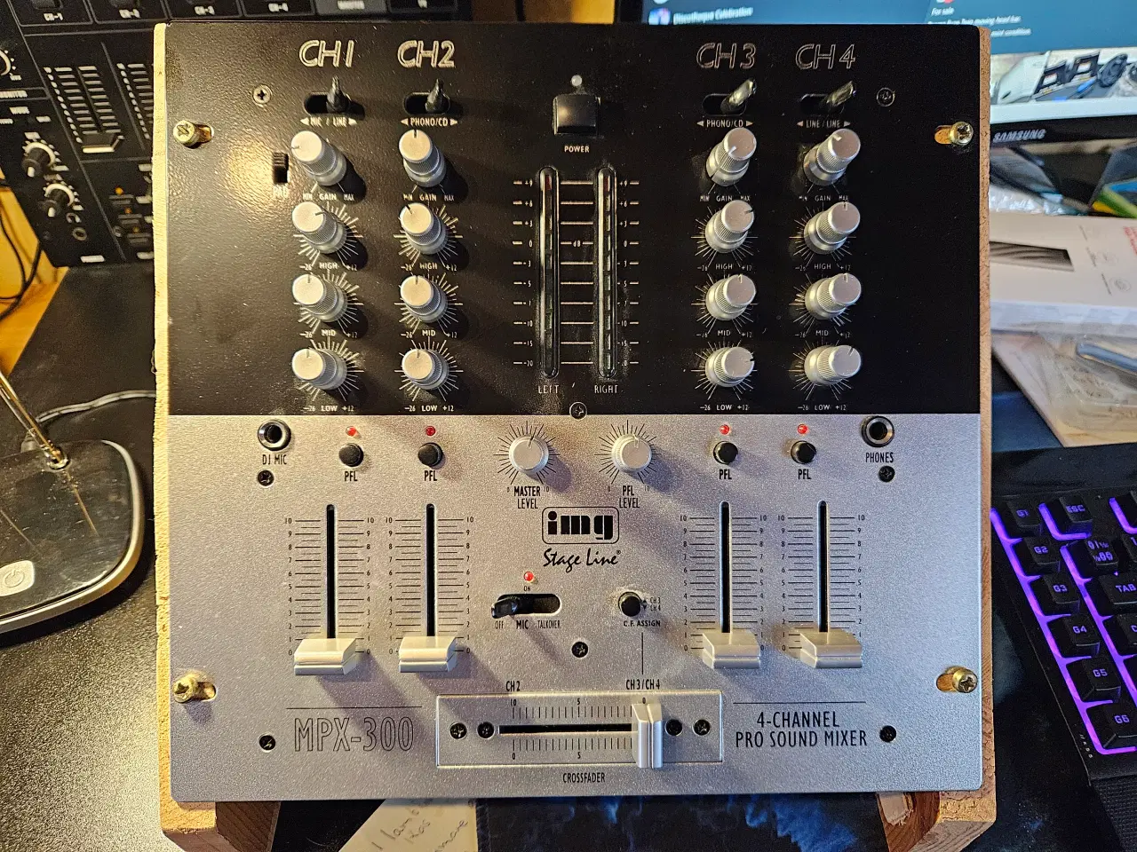 Billede 1 - IMG Stage Line MPX-300 er en 4-kanals DJ-mixer