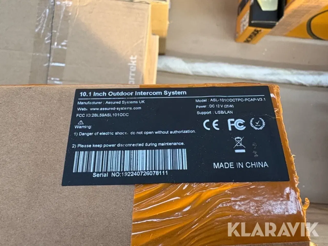 Billede 11 - Blandet lot bolte, hydraulikpresse, udendørs intercom og andet