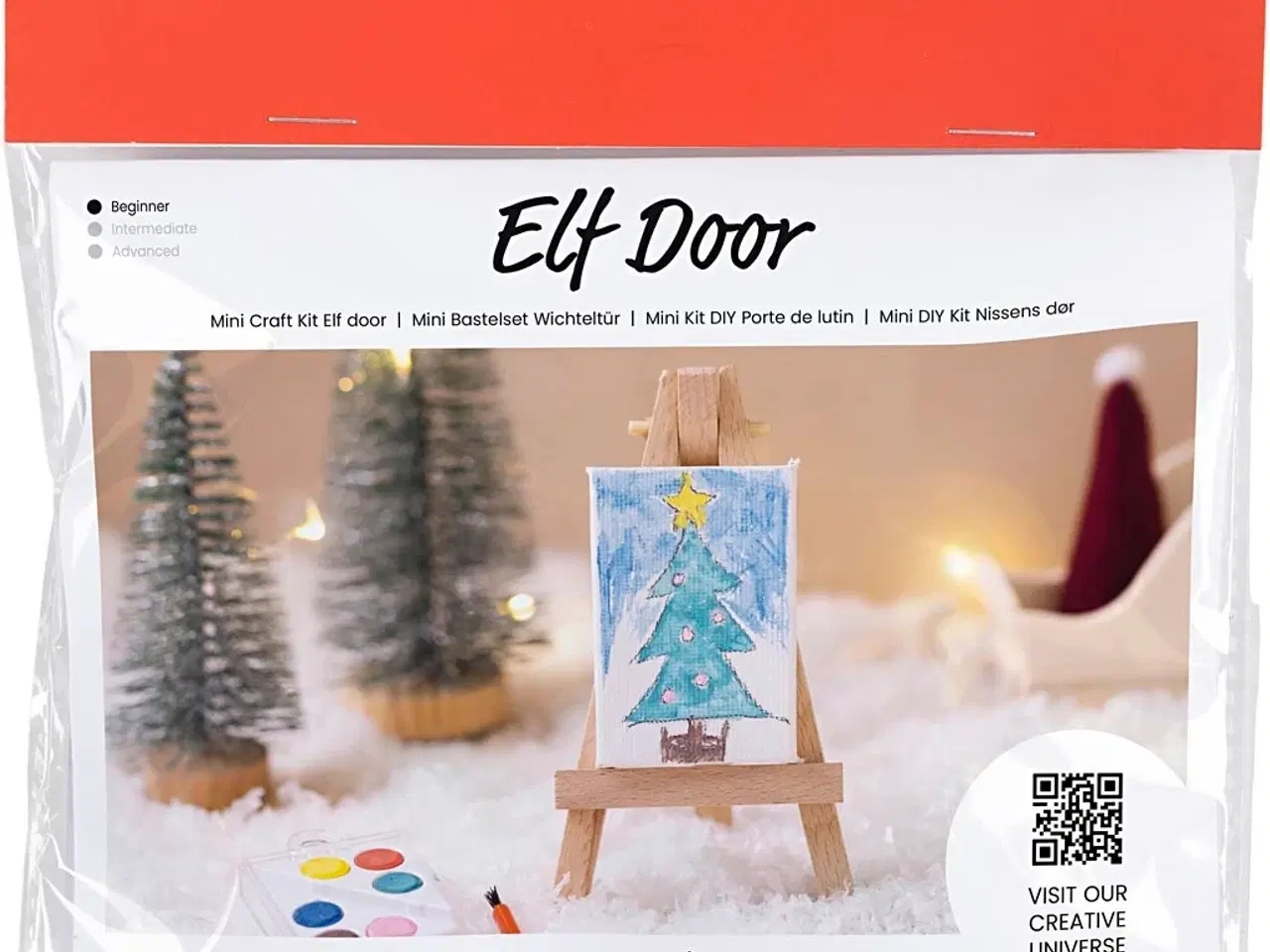 Billede 1 - Mini DIY Kit til Nissens Dør - Skab Julestemning