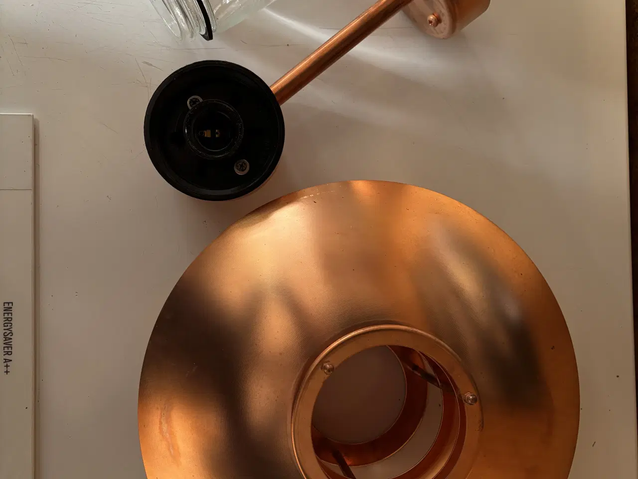 Billede 5 - Udendørs væg lampe i kobber