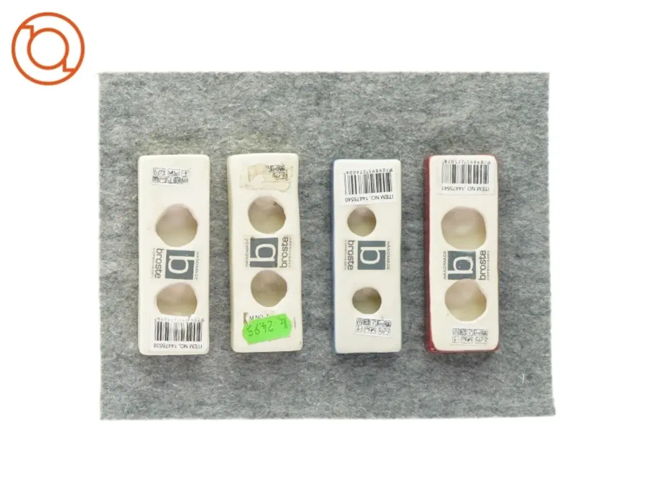 Billede 2 - Lysestager 4 stk. fra Broste (str. 11 x 4cm)