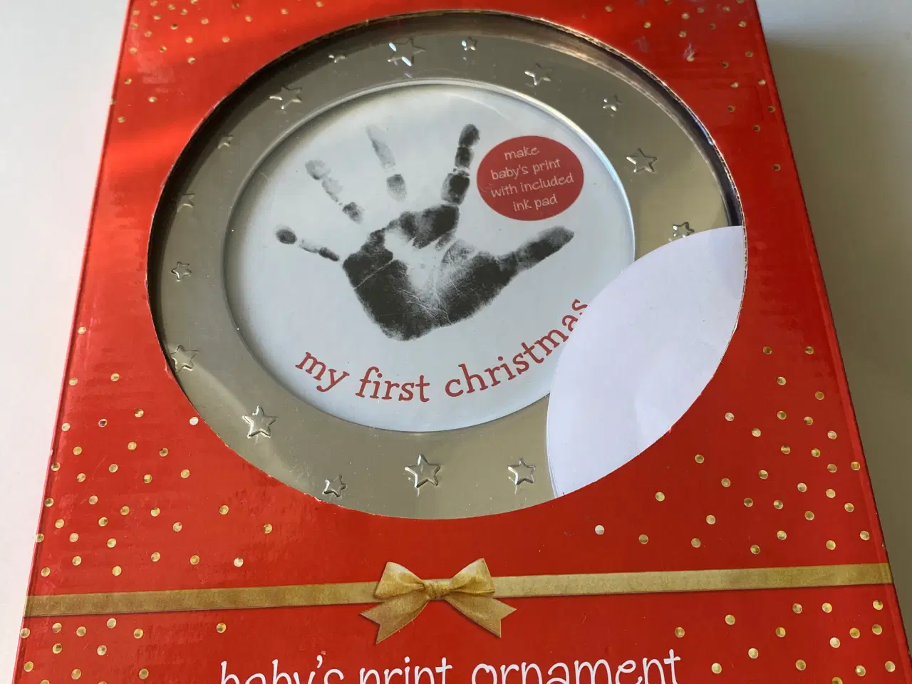 Billede 1 - babybprint ornament